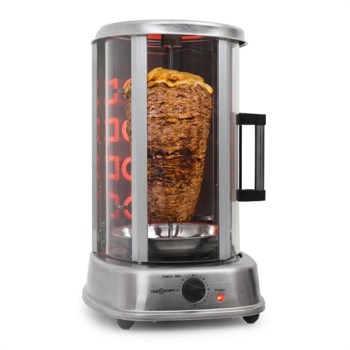Вертикален кебаб грил 1500W OneConcept - Image 1
