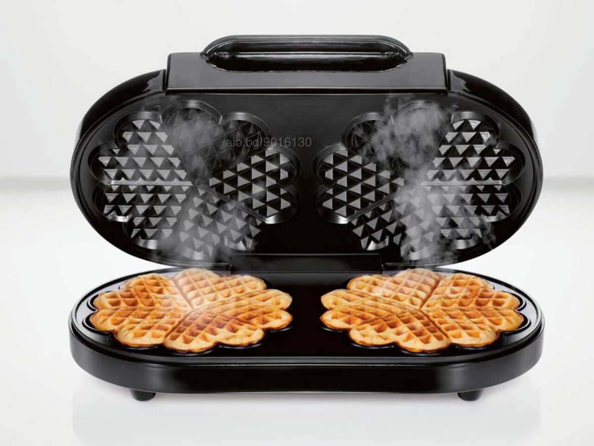 Гофретник SilverCrest SDW 1200 C1 1000W двоен гофретник - Image 2