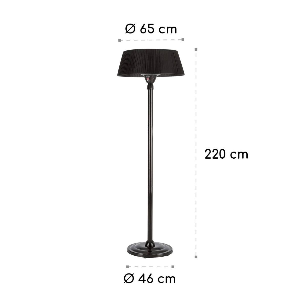 Venice Heat Stand инфрачервен отоплител Blumfeldt - Image 7