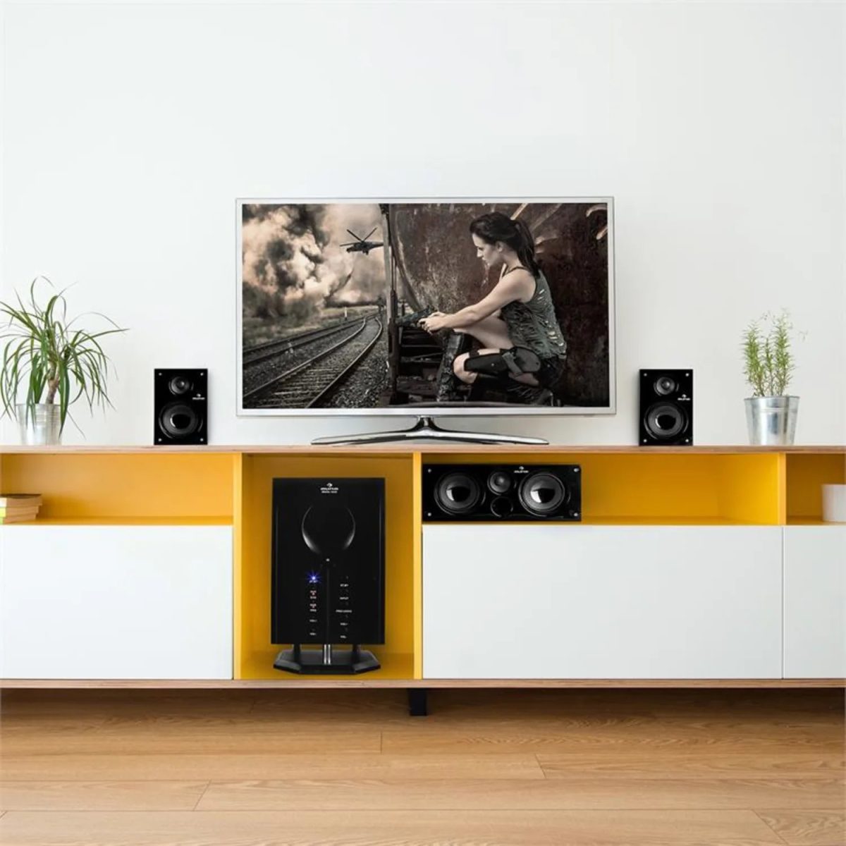 AREAL 525 BK 5.1 активна съраунд озвучителна система 95W RMS Auna - Image 3