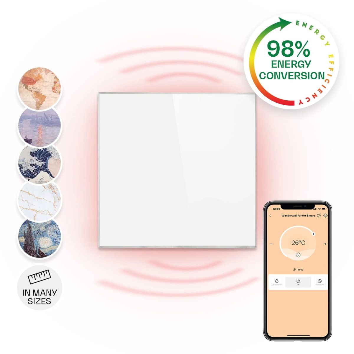 Wonderwall 360 Smart инфрачервена печка Klarstein - Image 1