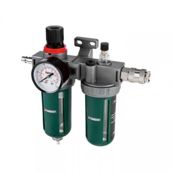 Устройство за регулиране на налягането, генериране на сгъстен въздух и смазване Parkside PDWE 8 B2