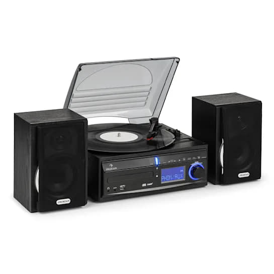 Auna DS-2 стерео система с грамофон MP3 запис