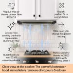 Vilhelmine 60 Retro, абсорбатор с плосък екран Klarstein - Image 2