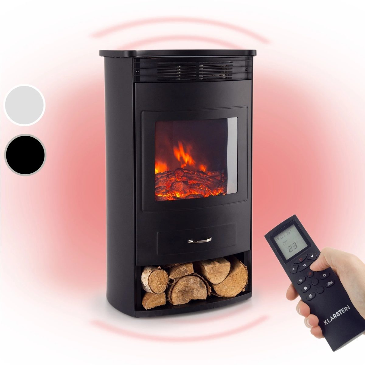 Hot Spot Pebble Електрическа камина Klarstein - Image 1
