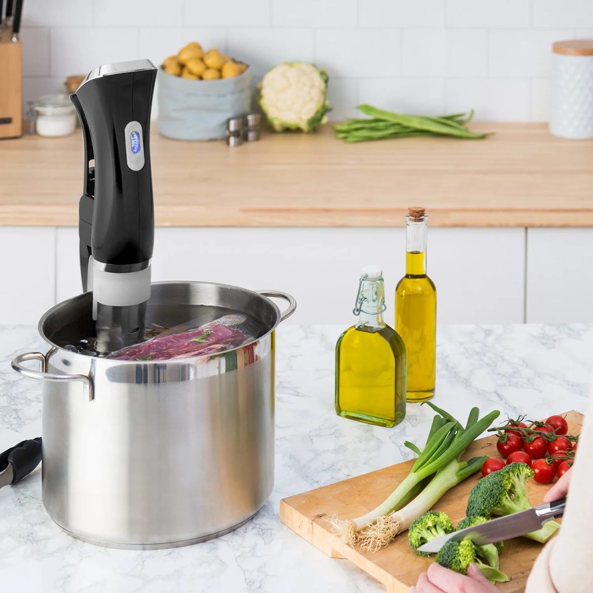 Су-вид помпа - Quickstick, sous vide термостат, циркулационна помпа, 20 л, неръждаема стомана Klarstein - Image 2