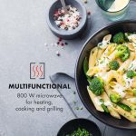 Микровълнова печка за вграждане 20 л 800 W, грил: 1000 W слонова кост - Image 3