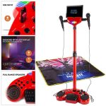 Детско караоке с 2 микрофона, BT, AUX, USB,MP3