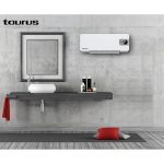 Стенен керамичен нагревател Taurus Alpatec RCMB 27, 2000W, 2 степени, IP 22, седмично и дневно програмиране, 24-часов таймер, LED дисплей, настройка на топлина: 10°C - 49°C, Термична защита, Дистанционно управление. - Image 3