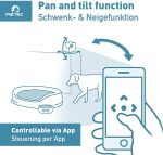 PetTec Cam 360° камера за наблюдение, камера за животни, камера за домашни любимци с приложение, FULL HD - Image 4