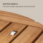 Градински душ Blumfeldt Sumatra Teak Round - Image 5