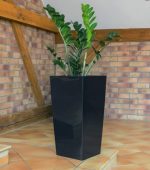 САКСИЯ ЗА ЦВЕТЯ URBI КВАДРАТНА АНТРАЦИТ 325x325x610мм