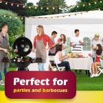 Шатра с 6 странични стени 3 х 6 метра бяла - Image 5