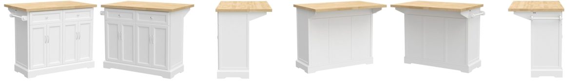SoBuy Кухненски островен шкаф с разширяем плот - Image 6