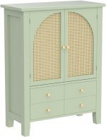 SoBuy Шкаф за обувки Антре с 2 врати и 4 чекмеджета