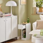 SoBuy Нощно шкафче, Крайна масичка за кафе с чекмедже - Image 5