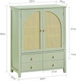 SoBuy Шкаф за обувки Антре с 2 врати и 4 чекмеджета - Image 6