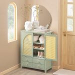 SoBuy Шкаф за обувки Антре с 2 врати и 4 чекмеджета - Image 2