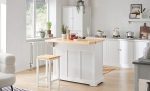 SoBuy Кухненски островен шкаф с разширяем плот - Image 5