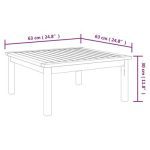 vidaXL Комплект за шезлонг за вътрешен двор от 3 части - Image 14