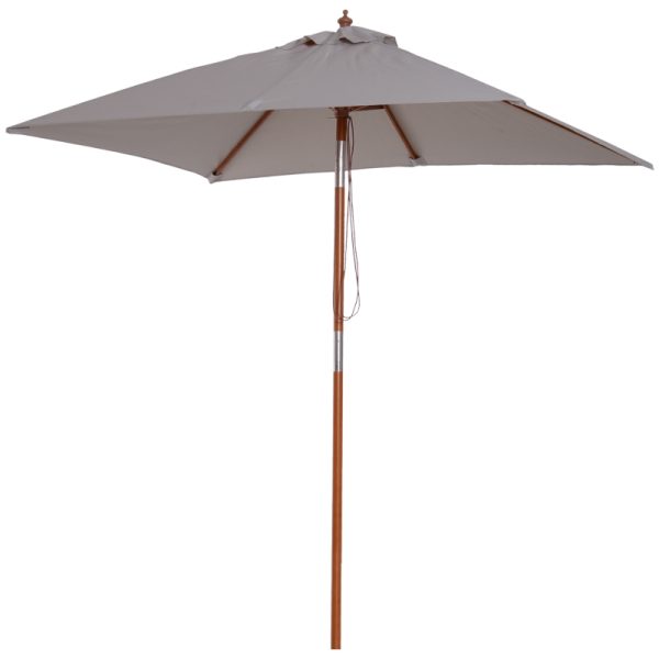 Outsunny 2m x 1,5m градински чадър с накланящ се сенник