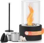 Настолна камина Jago® - неръждаема стомана, биоетанол