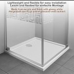 Aquamarin® душ корито - нисък профил, акрил - Image 6