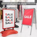 Двустранно рекламно табло, плакатно табло 64 x 122 x 7,5 см - Image 2