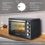 Мини фурна Jago® с конвекция, шиш за грил, 60 л, 2000 W, - Image 2