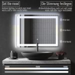 Aquamarin® LED огледало за баня - 90 x 60 cm, A++ - Image 2