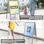 Двустранно рекламно табло, плакатно табло 64 x 122 x 7,5 см - Image 3