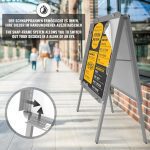 Двустранно рекламно табло, плакатно табло 64 x 122 x 7,5 см - Image 4