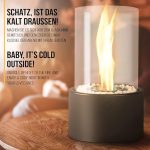 Настолна камина Jago® - неръждаема стомана, биоетанол - Image 5