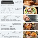 Мини фурна Jago® с конвекция, шиш за грил, 60 л, 2000 W, - Image 7