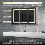 Шкаф с огледало за баня Aquamarin® с осветление - Image 5