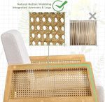 Стол Yaheetech Accent с дървени крака - Image 3