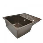 Aquamarin Гранитна кухненска мивка с комплект за оттичане - Image 9