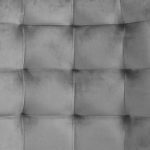 Комплект 2 бр. капитонирани стола, светло сиви Miadomodo - Image 8