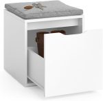 Пейка за обувки Vicco Ruben, бяла, 40 x 40 см - Image 3