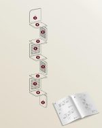 VASAGLE Ъглов зигзагообразен рафт, PVC ратанови страни - Image 2