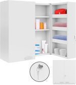 Шкаф за лекарства Jago® - с ключалка, двойна врата