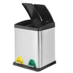 Кош за отпадъци с педал Jago® – 16L