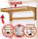 Physionics® Подвижен лост за набирания за стена - Image 5