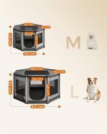 Кошара за кучета Feandrea Oxford Fabric, осмоъгълна ограда - Image 7