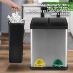Кош за отпадъци с педал Jago® – 16L - Image 4