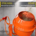 TIMBERTECH® Електрически миксер за бетон 140L 550W - Image 4