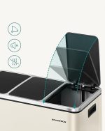 SONGMICS 3 x 18 литра кухненски кош за боклук - Image 5