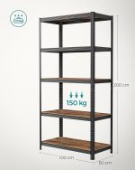 SONGMICS Свободностоящ рафт, Рафт за съхранение - Image 3