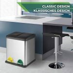 Кош за отпадъци с педал Jago® – 16L - Image 5