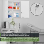 Шкаф за лекарства Jago® - с ключалка, двойна врата - Image 3